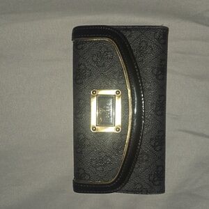 Guess Charcoal Black Reama Wallet